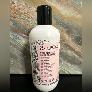 No Nothing Very Sensitive Color Shampoo-100% Vegan, Hypoallergenic,No Fragrance
